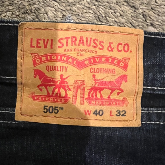 Levi 505 40x32 dark denim wash - Picture 2 of 2